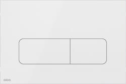 Alcaplast Falsík Alatti Vezérlőgomb, Rozsdamentes Acél, Fényes Fehér, Dupla (MOON-WHITE)