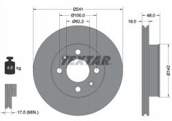 Textar Féktárcsa Textar 92134103