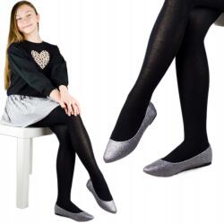 Noviti Gyerek pamut harisnyanadrág sima fekete Noviti roz. 116/122 (rajstopy dziewczęce bawełniane czarne)