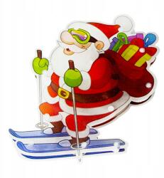  Karácsonyi Led Mikulás Dekoráció Síelés Tapadókoronggal Az Ablakra