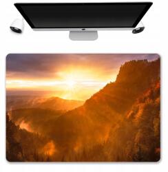  Íróasztal Védő Alátét 50x35 Napkelte Minták (Ciekawe Podkładki Pod mysz Na Biurko Ochrona)