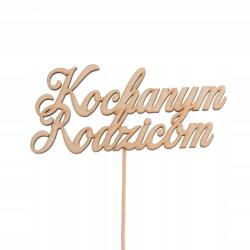 Klepkomania szív alakú tortadísz Szeretett Szülőknek (BSTP119)