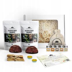  Ceremoniális Kakó Ökológiai Bio Cukormentes 20 Adaptogénnel 120g Szett (Kakao Zestaw Enhanced 120g)