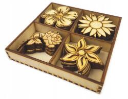  Virág Szett 20db 12, 5cm Virág Virágok scrapbookhoz (30543)