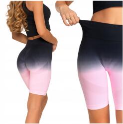 Moraj Női Leggings Rövid Kerékpáros Rövidnadrág Varrás Nélküli Push-Up Magas Derék Moraj L (RDL2400-001)