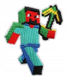 Myszka Thermo Hímzett Kitűző, Kitűző Steve Minecraft Hős (DISNEY face)