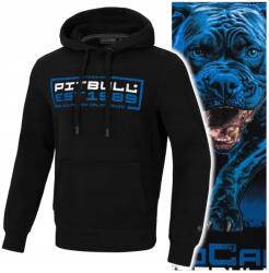 Pitbull Kenguru férfi kapucnis pulóver PitBull In Blue fekete r. XXL (bluza z kapturem)