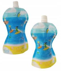 Fill'n Squeeze Többször felhasználható tartalék tasakok 10db, Strand, Fill'n Squeeze (FNS50403)