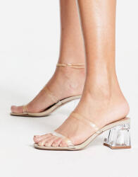 Steve Madden átlátszó flip-flop papucs, Size 36, magas sarkú (545572)