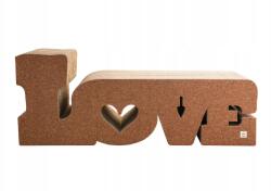 Kapak Kaparófa Macskafekhely Corko Love parafa kaparófa macskáknak Hipoallergén (Corko Standard Love korek jak korek)