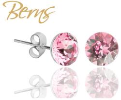  Berns fülbevaló Xirius light rose 6 mm