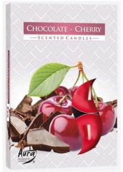 AURA Candles teamécses csokoládé-cseresznye 6db
