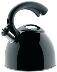 Cilio Count Acél Vízforraló Síppal 2, 5 l Indukciós Fekete Fényes (CI-430509)