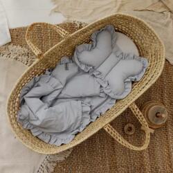 Muminky Ágynemű garnitúra 3az1ben 100% Pamut Fodros Szürke