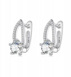 M. Jopek Ezüst Fülbevaló 925-ÖS Ezüstből, Klasszikus Cirkónia Köves, M. jopek
