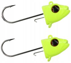 Mikado Jigfej Mikado Jaws Vertical Fluo 5/0 45g 2db (OMGJV-45-5/0-F)