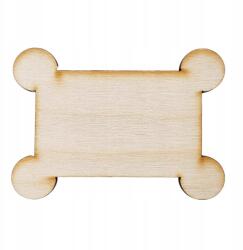 Loveart Fa tábla dekoráció rétegelt lemezből Loveart No. 4 Decoupage dekoráció (LVSK-1512)