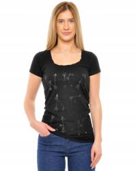 Wrangler fekete mintás póló Billie Tee S