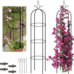  Pergola Kerti Obeliszk Fém Virágok Rózsák Növények Horgonyok Ajándék Szilárd (45543646414151)