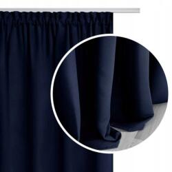Prestiqua Függöny nappaliba, sötétítő, szalagos, ráncolóval, csíptetős, sötétkék, 140x215 Hold (HOLD2)