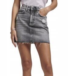 Superdry Szürke Lyukacsos Farmerszoknya (26) (W7210192A AFB)