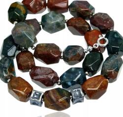 Arande Óceáni jáspis nagy gyönyörű nyaklánc Ezüst (702350)