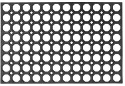 Multyhome Lábtörlő gumiszőnyeg méhsejt mintás 45x75 cm (EU5000302)