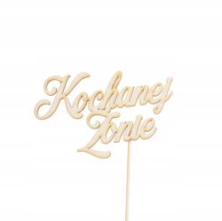 Klepkomania topper torta felirat Szeretett Feleségemnek (BSTP450)