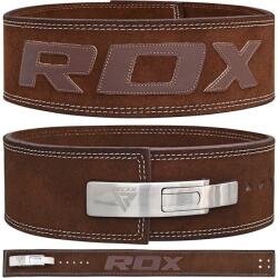 RDX 4 INCH IPL / USPA & World Powerlifting Congress APPROVED Powerlifting Leather Gym Belt BROWN (S) - RDX