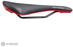 SPANK OOZY 280 nyereg, 144 mm, fekete/piros