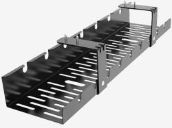 FlexiSpot Asztal alatti kábelrendező tálca CMP502, 50cm, Fekete (CMP502-B)