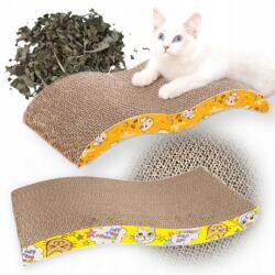 SATIS Karmoló Szőnyeg Karton Fából Görgetett Macskáknak fekvőhely ágy Macskamenta (EB318)