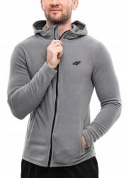 4F férfi kapucnis sport pulóver polár fleece cipzáros méret méret (4FWMM00TFLEM290-25S-L)