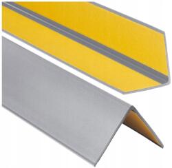 Profipvc Pvc Szög 50x50 Szürke Metál 90cm Sarokléc Védő Sarok (175-72 srebrny 90cm)