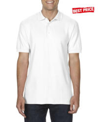 Gildan - FEHÉR prémium pamut, galléros piké póló (gi85800) - chefs - 3 180 Ft