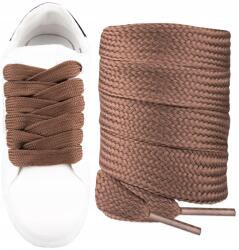 Sulpo Széles, vastag, Barna cipőfűzők Campus cipőkhöz, 15mm lapos Sulpo, 120 cm (Szerokie sznurówki do adidasów trampek )