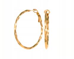 Colibra Arany Karika Fülbevaló Mindig Divatos Tekercses Közepes Karikák 3.8 cm Colibra (p4739/1)