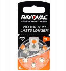  6 x akkumulátor hallókészülékekhez 13 pr48 rayovac acoustic special (RAY-AS13)