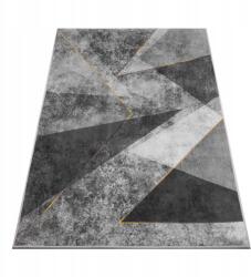  Szőnyeg 120x170 Szürke-fekete Geometrikus Modern Csúszásgátló Loft Bcf (10K)