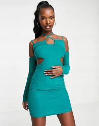 NaaNaa Türkizkék Cut Out Ruha (40) (542845)