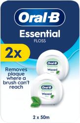 ORAL-B Essential Floss menta, 2 × 50 m