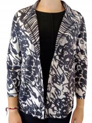 ERFO Kardigán ráhajtós, sötétkék-fehér, kétoldalas Erfo r42