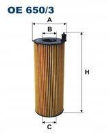 Filtron Olajszűrő OE650/3 Filtron