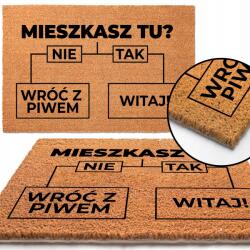 TabPrint Lábtörlő Bejárati 40x60 Miszkasz Tu? Minták (Wycieraczka Różne Wzory MIX Patterns)