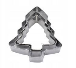 Brunbeste Sütemény lyukasztó formák Karácsonyfa 3db-os (BB-3035)