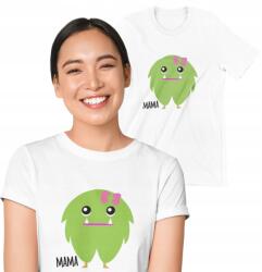 Aradena Női póló Mama Szörny mintával Anyák napjára Születésnapi ajándék S (134 S Mama Potworek)