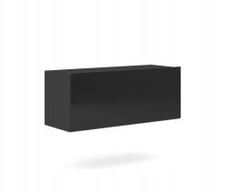 WIPMEB Vivien 01 Rtv 100 fekete/fekete fényes - modern akasztós szekrény 100 cm (PUVITV01CCCP005010)