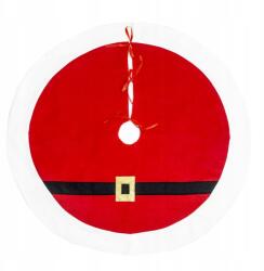  Karácsonyfa Állványvédő Szoknya Piros Szőnyeg Karácsonyfához 120 cm (Osłona Stojaka Pod Choinkę Spódniczka)