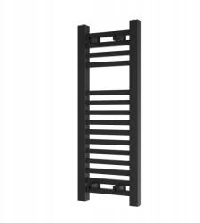 Granitan Bergen Fürdőszobai Létrás Radiátor, Fekete, 80x30 cm Modern Fűtőtest (Bergen25683)