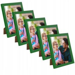 MPink Design 5x Fotorama 18x24 cm-es képkeret, zöld plexi (CT1-F18X24IL13,15,025 x5)